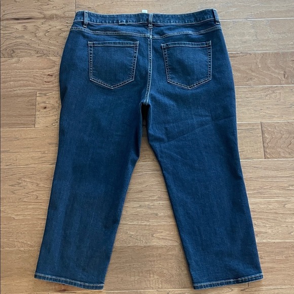 Lane Bryant Mid Rise Girlfriend Crop Ankle Jeans 18 - Picture 3 of 5